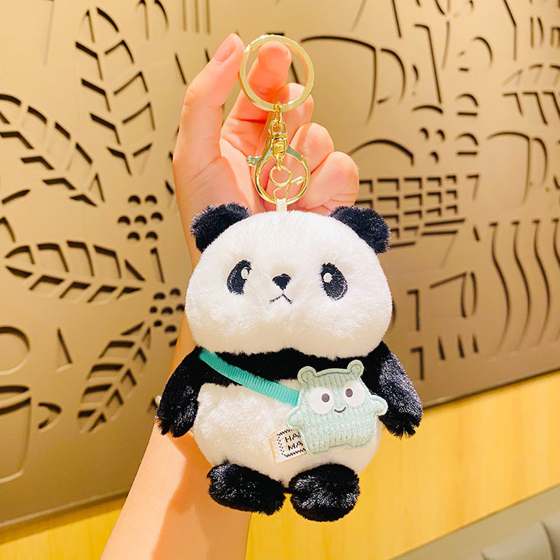 Wholesale Creative Cute Plush Panda Doll Ornament Keychain